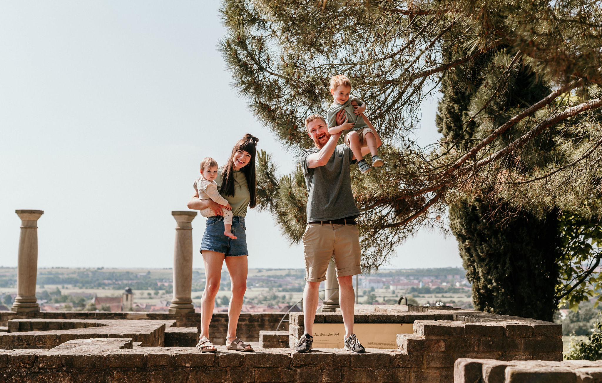 Familienshooting in Bad Dürkheim im Sonnenschein